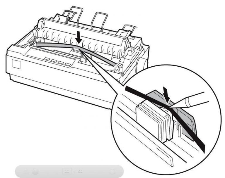 Условие в принтере. К-Ж Epson lx100. Epson LX 300 замена картриджа.