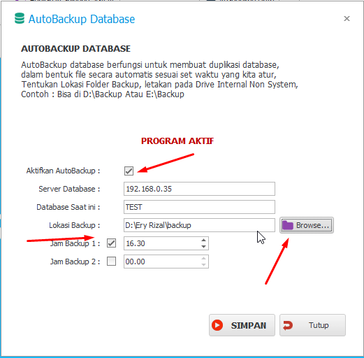 Tips Agar Tidak lupa Backup database ipos 5