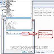 Mengetahui PORT USB Printer Kasir Dan Printer Barcode
