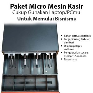 Paket Mesin Kasir Rakitan, Bonus Software Toko Siap Pakai