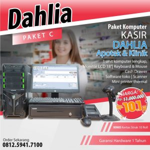 Mesin Kasir Dahlia Series C Apotek dan Klinik